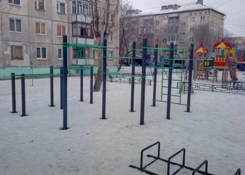 Площадка для воркаута в городе Тюмень №8135 Маленькая Хомуты фото