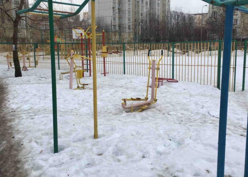 Площадка для воркаута в городе Москва №8350 Средняя Советская фото