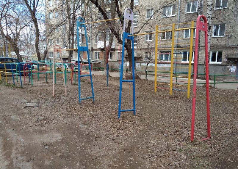 Площадка для воркаута в городе Ижевск №9580 Средняя Советская фото