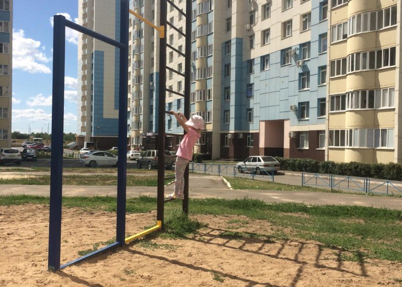 Площадка для воркаута в городе Оренбург №9629 Маленькая Советская фото
