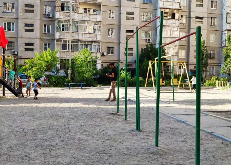 Площадка для воркаута в городе Бишкек №9713 Маленькая Советская фото