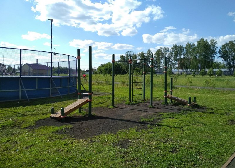 Площадка для воркаута в городе Кемерово №9803 Маленькая Хомуты фото