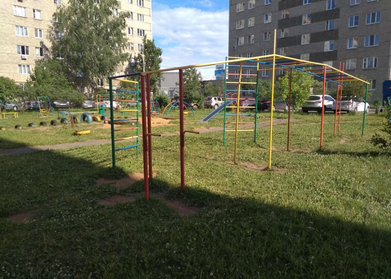 Площадка для воркаута в городе Ижевск №9804 Средняя Советская фото
