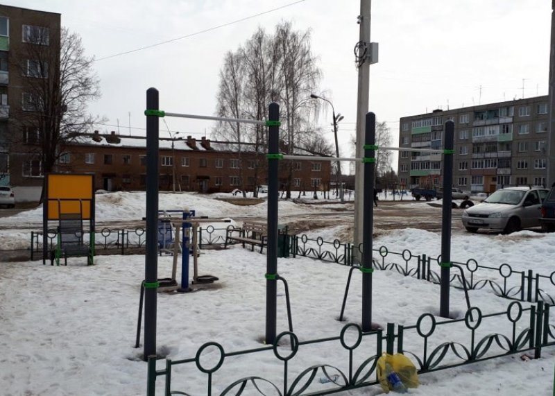 Площадка для воркаута в городе Егорьевск №9955 Маленькая Хомуты фото