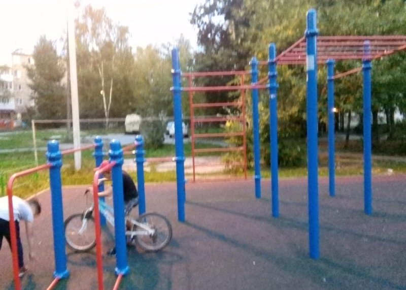 Площадка для воркаута в городе Апрелевка №10106 Средняя Хомуты фото