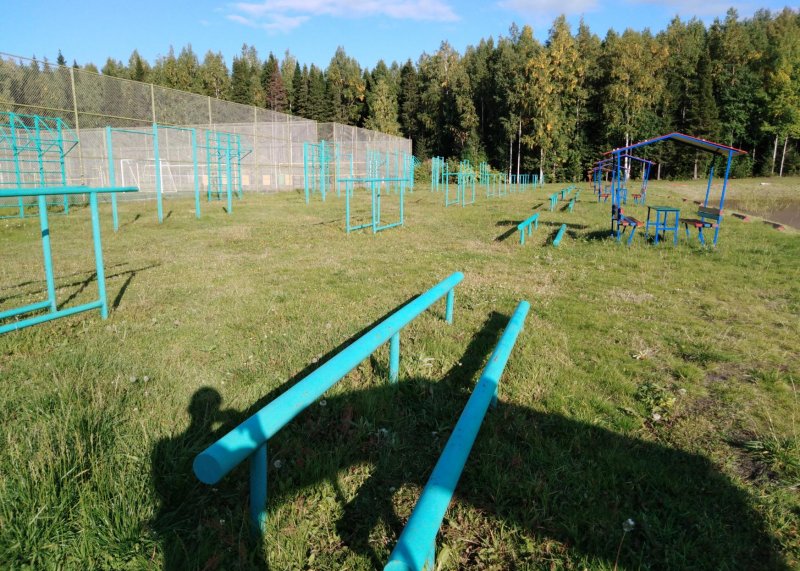 Площадка для воркаута в городе Ханты-Мансийск №10123 Средняя Советская фото