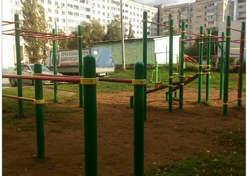 Площадка для воркаута в городе Уфа №10200 Средняя Хомуты фото