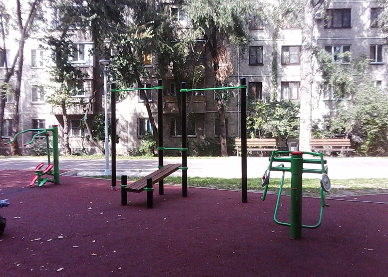 Площадка для воркаута в городе Алматы №10207 Маленькая Хомуты фото