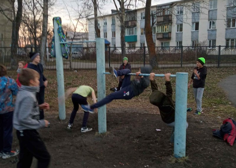 Площадка для воркаута в городе Елизово №10301 Большая Хомуты фото