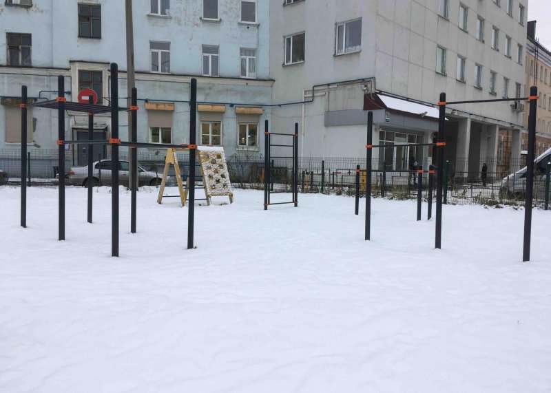 Площадка для воркаута в городе Мурманск №10309 Большая Хомуты фото