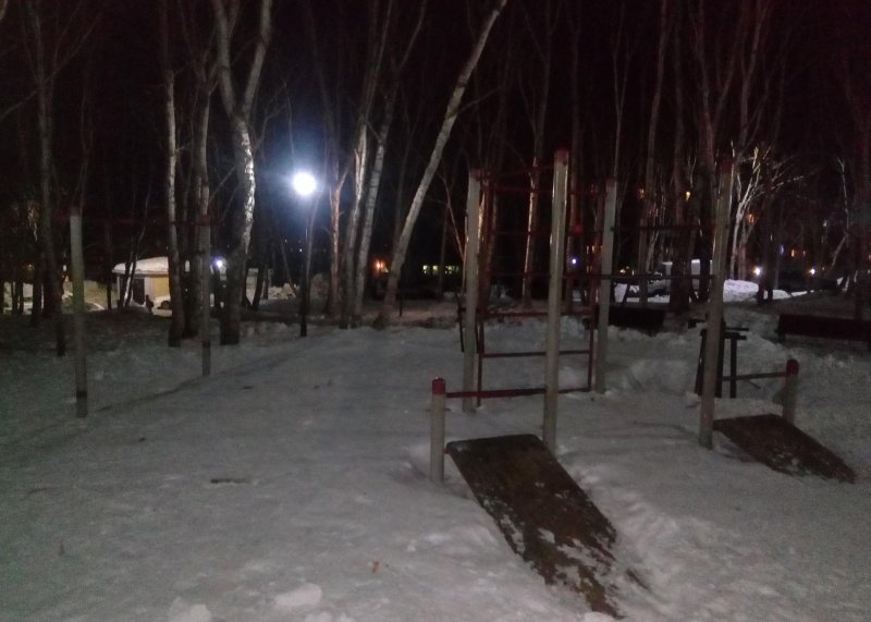 Площадка для воркаута в городе Петропавловск-Камчатский №10546 Маленькая Хомуты фото