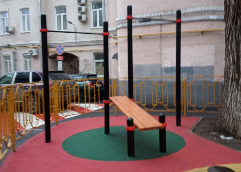 Площадка для воркаута в городе Москва №10591 Маленькая Хомуты фото
