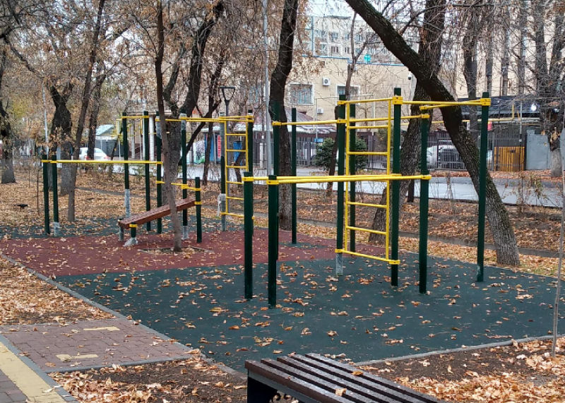 Площадка для воркаута в городе Алматы №11153 Маленькая Хомуты фото