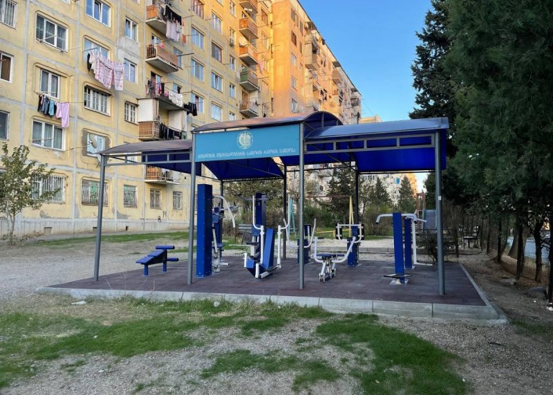 Площадка для воркаута в городе Тбилиси №12182 Маленькая Советская фото