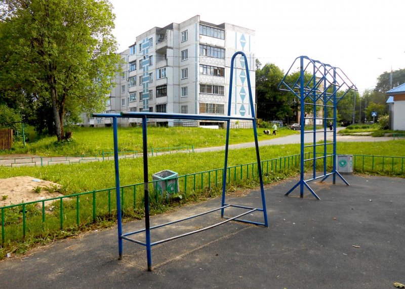 Площадка для воркаута в городе Сергиев Посад №12470 Маленькая Современная фото