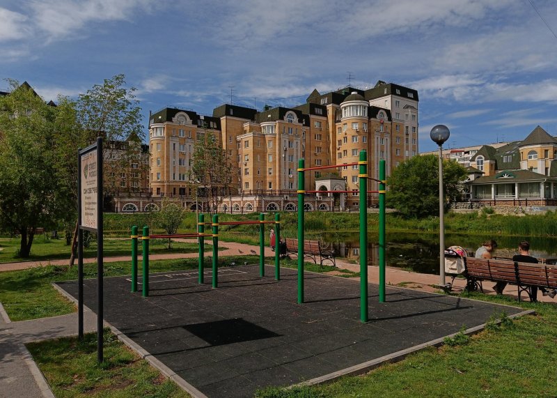 Площадка для воркаута в городе Тюмень №12564 Маленькая Хомуты фото