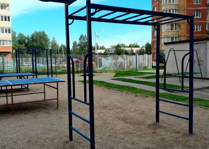 Площадка для воркаута в городе Сергиев Посад №12590 Маленькая Советская фото
