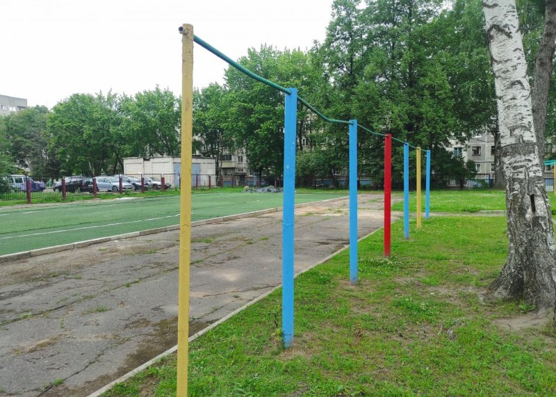 Площадка для воркаута в городе Новополоцк №12838 Средняя Советская фото