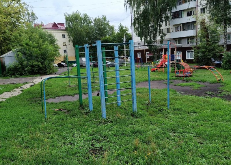 Площадка для воркаута в городе Саранск №12934 Маленькая Советская фото