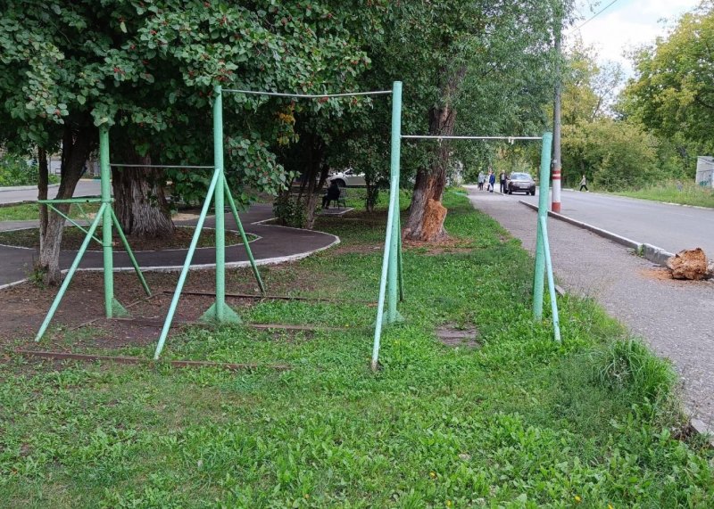 Площадка для воркаута в городе Саранск №12938 Маленькая Советская фото