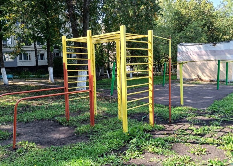 Площадка для воркаута в городе Саранск №12954 Маленькая Советская фото