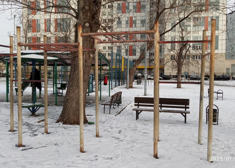 Площадка для воркаута в городе Москва №12958 Средняя Современная фото