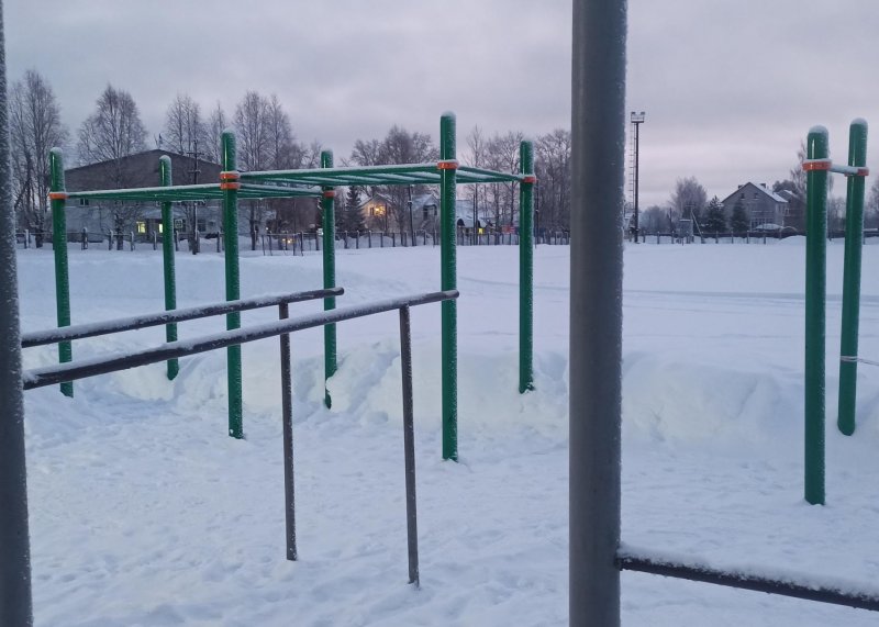 Площадка для воркаута в городе Микунь №13030 Маленькая Советская фото