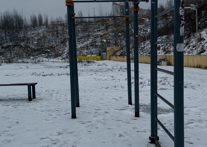 Площадка для воркаута в городе Дзержинский №13077 Маленькая Хомуты фото