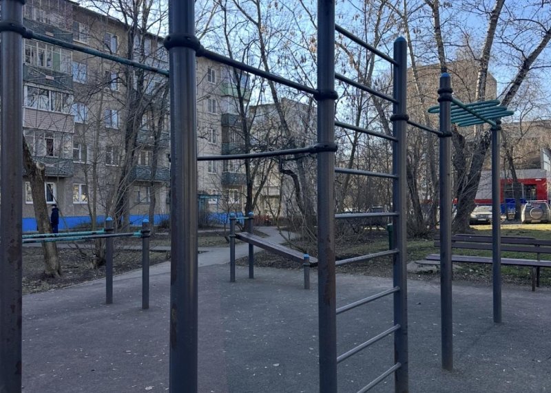 Площадка для воркаута в городе Жуковский №13082 Маленькая Хомуты фото