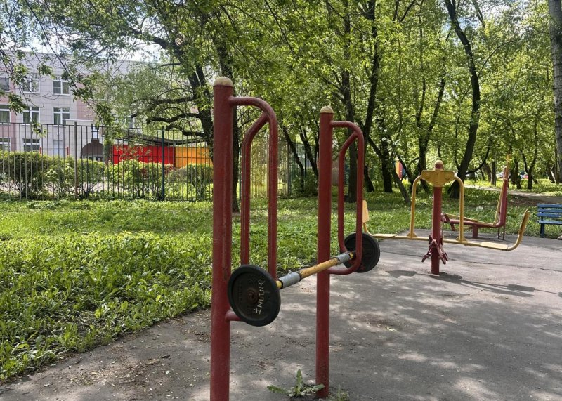 Площадка для воркаута в городе Москва №13128 Маленькая Советская фото