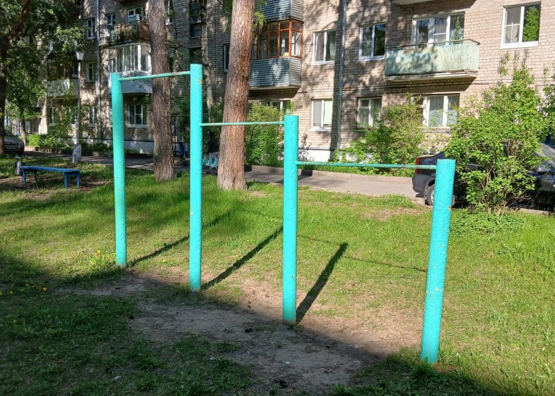 Площадка для воркаута в городе Протвино №13131 Маленькая Советская фото