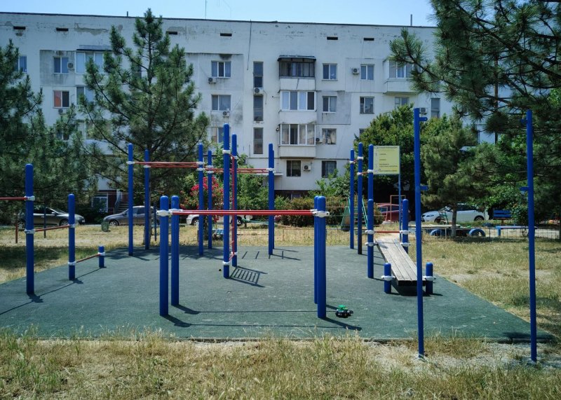 Площадка для воркаута в городе Феодосия №13161 Средняя Хомуты фото
