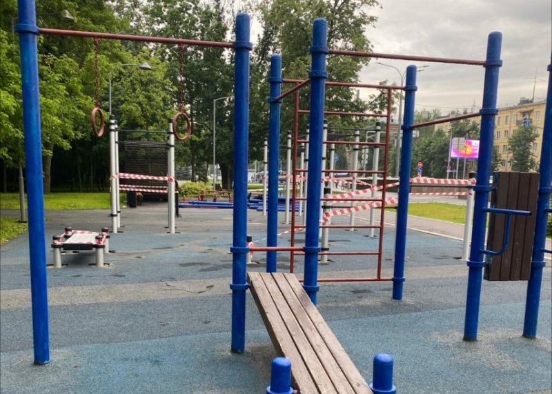 Площадка для воркаута в городе Москва №13164 Маленькая Советская фото