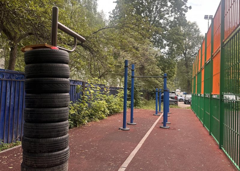 Площадка для воркаута в городе Москва №13184 Маленькая Хомуты фото