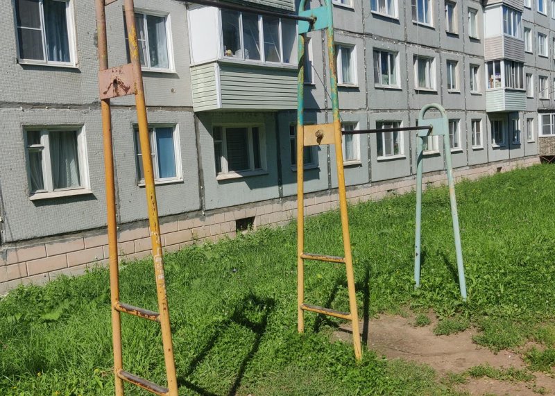 Площадка для воркаута в городе Ермолино №13203 Маленькая Советская фото