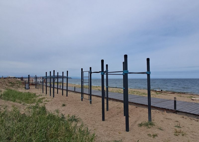 Площадка для воркаута в городе Южно-Сахалинск №13210 Средняя Хомуты фото