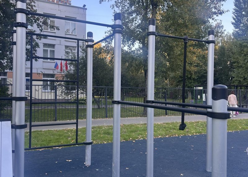 Площадка для воркаута в городе Москва №13212 Средняя Современная фото