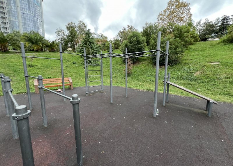 Площадка для воркаута в городе Сочи №13222 Средняя Современная фото
