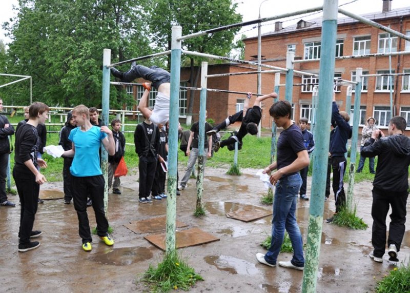 Площадка для воркаута в городе Клин №1007 Большая Легендарная фото