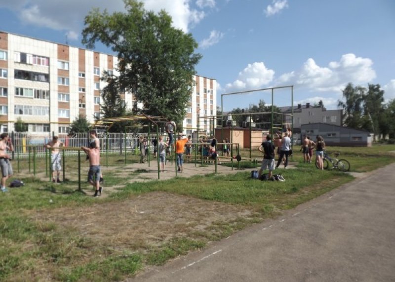 Площадка для воркаута в городе Альметьевск №1172 Средняя Советская фото