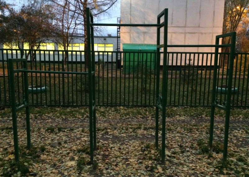 Площадка для воркаута в городе Москва №4503 Маленькая Советская фото