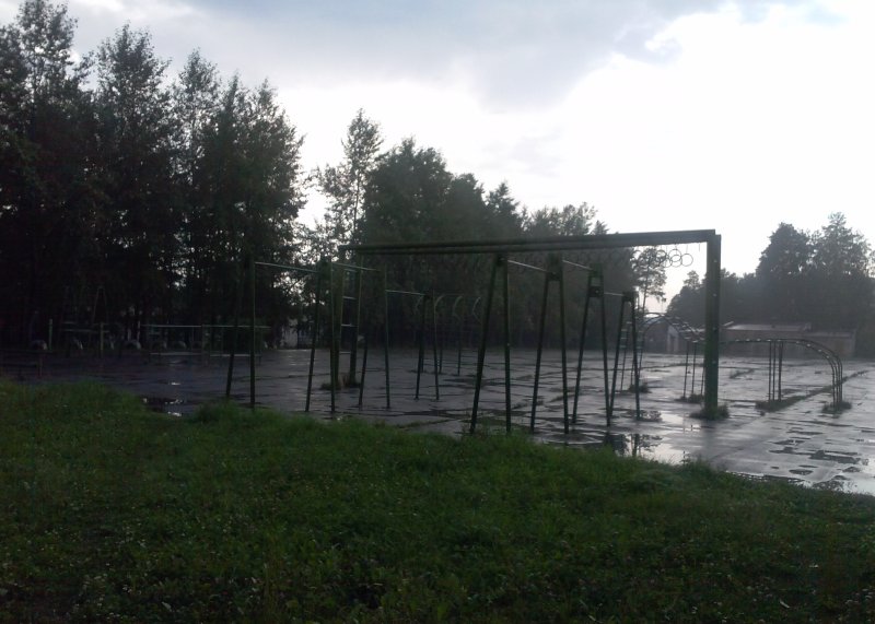 Площадка для воркаута в городе Трехгорный №1690 Большая Легендарная фото