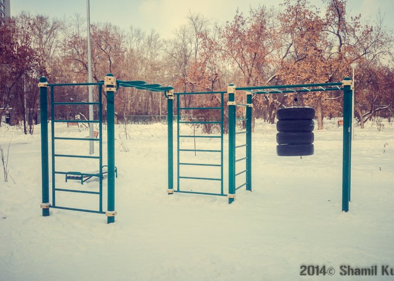 Площадка для воркаута в городе Екатеринбург №2393 Средняя Хомуты фото