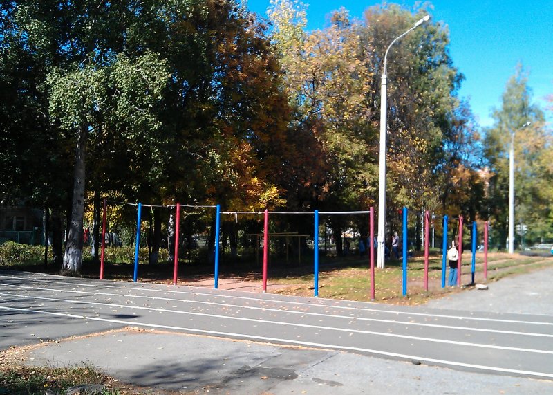 Площадка для воркаута в городе Ижевск №4363 Маленькая Советская фото