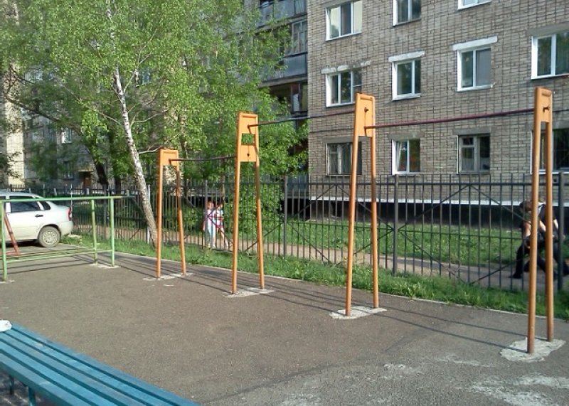 Площадка для воркаута в городе Пермь №553 Маленькая Советская фото
