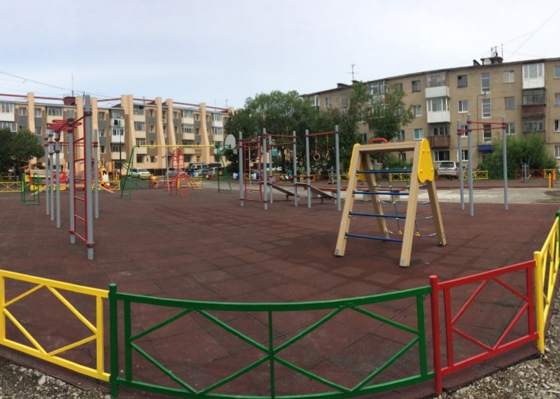 Площадка для воркаута в городе Петропавловск-Камчатский №5450 Средняя Хомуты фото