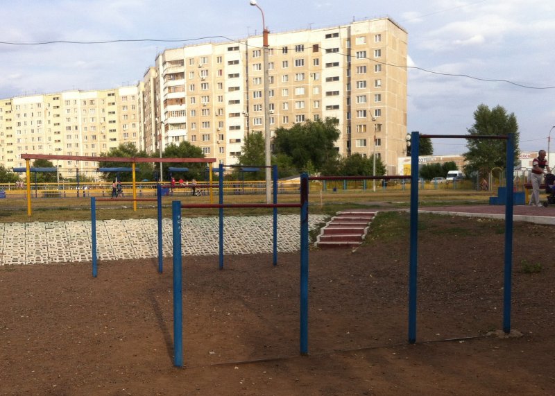 Площадка для воркаута в городе Оренбург №4080 Маленькая Советская фото