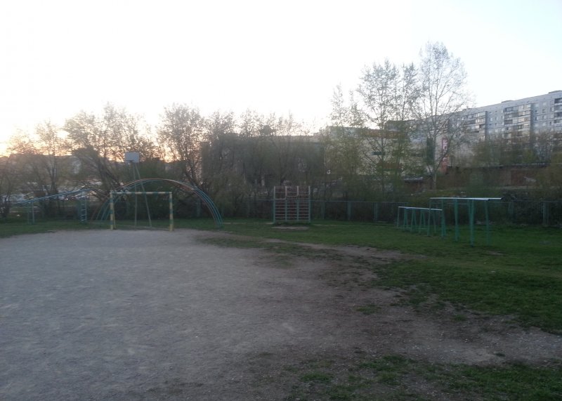 Площадка для воркаута в городе Новосибирск №2881 Маленькая Советская фото