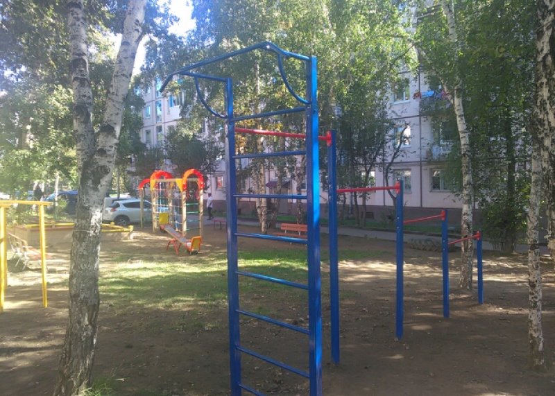 Площадка для воркаута в городе Иркутск №4581 Маленькая Хомуты фото