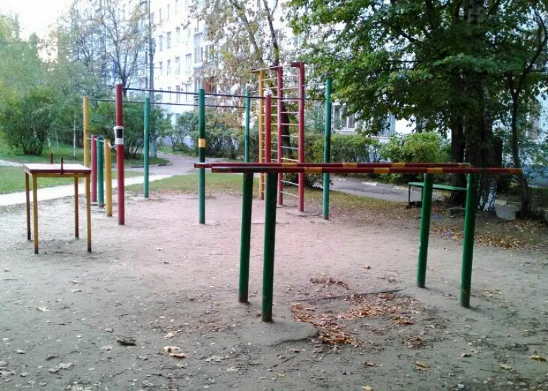 Площадка для воркаута в городе Балашиха №4340 Маленькая Советская фото